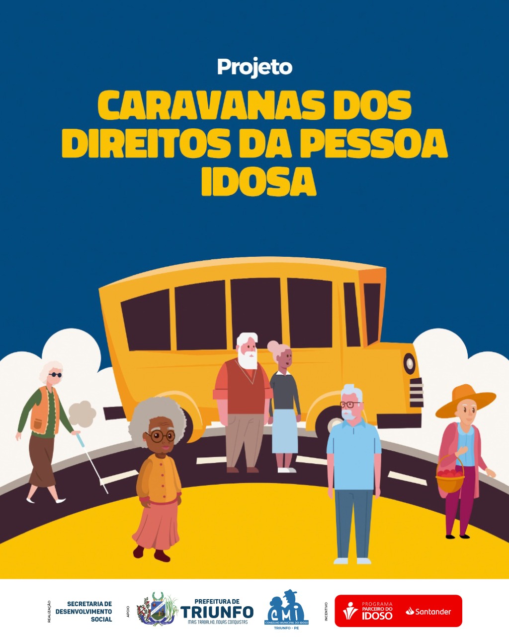 Programa Parceiro do Idoso, do Santander, continua ampliando assistência aos idosos de Triunfo em 2021 - Prefeitura de Triunfo